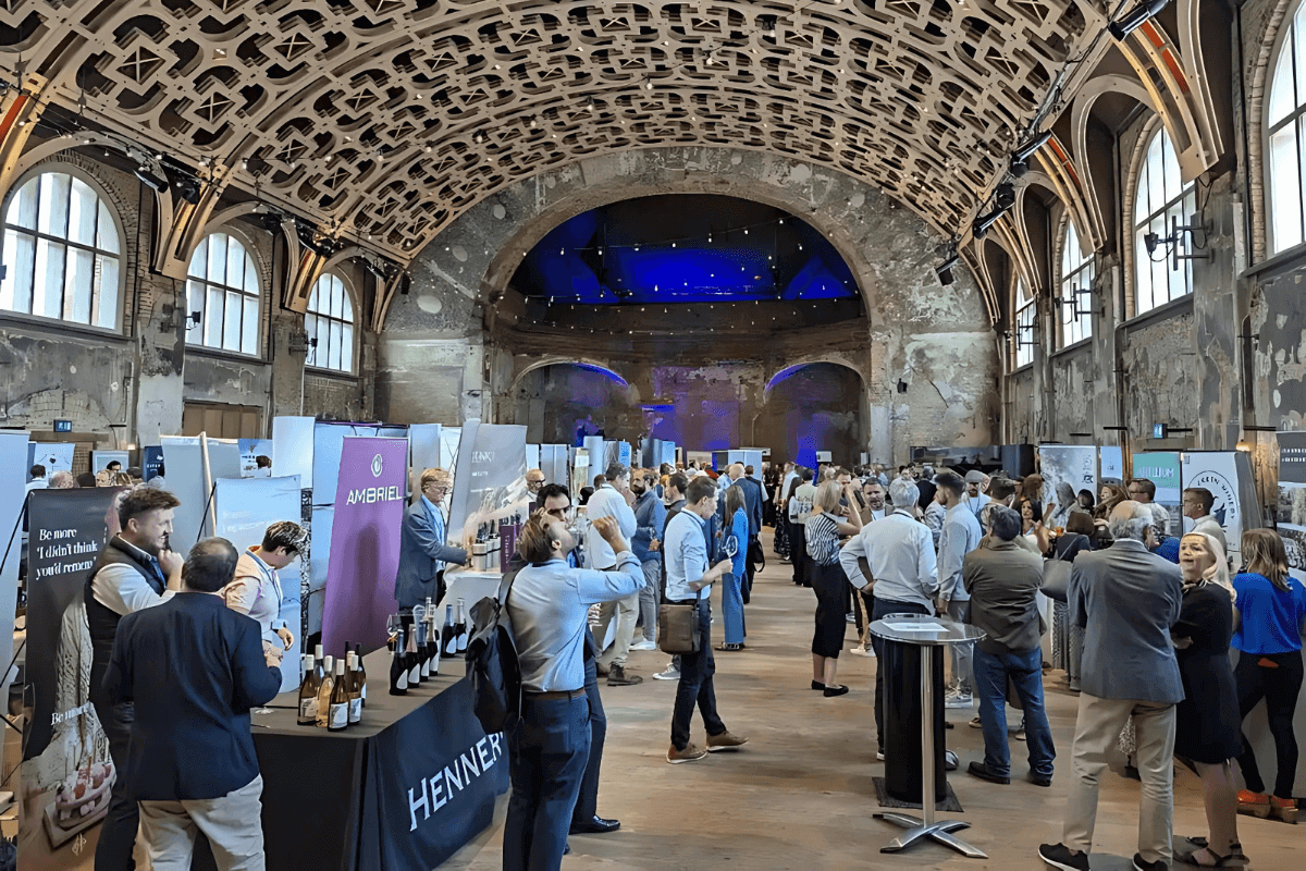 WineGB's 2024 annual tasting at Battersea Arts Centre